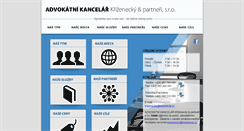 Desktop Screenshot of krizenecky.cz